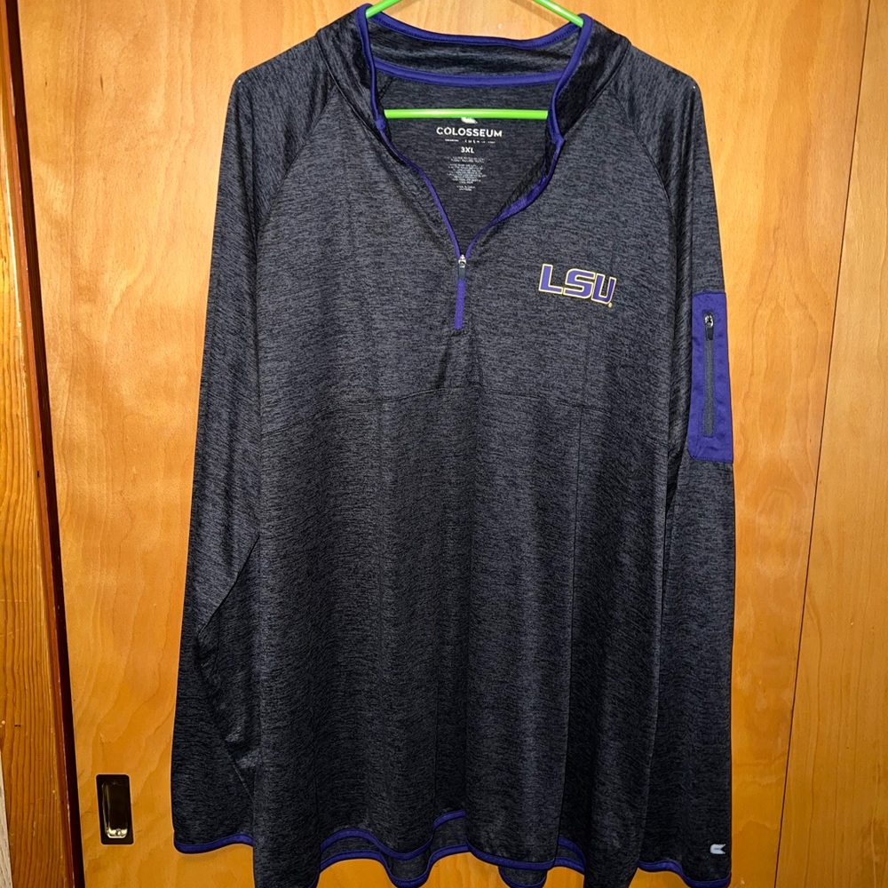 NWOT LSU half zip sz 3x